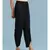 Black Solid Tulip Pant