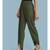 Green Solid Tulip Pant