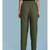 Green Solid Tulip Pant