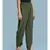 Green Solid Tulip Pant