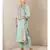 Band Collar Neck 3/4 Sleeves Embroidered Kurta With Pants And Dupatta
