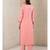 Band Collar Neck 3/4 Sleeves Embroidered Kurta With Pants And Dupatta