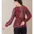 Round Neck Full Sleeves Printed Kurti