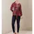 Round Neck Full Sleeves Printed Kurti