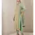 Round Neck 3/4Th Sleeve Printed Kurta With Churidar Legging And Dupatta