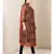 Round Neck 3/4 Sleeves Embroidered Kurta With Leggings And Dupatta