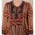 Round Neck 3/4 Sleeves Embroidered Kurta With Leggings And Dupatta