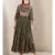 Green Printed Anarkali Kurta with Dupatta