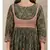 Green Printed Anarkali Kurta with Dupatta