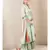 Mint Embroidered Chanderi Kurta With Sharara And Dupatta