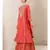 Coral Embroidered Chanderi Kurta With Sharara And Dupatta