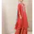 Coral Embroidered Chanderi Kurta With Sharara And Dupatta