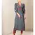Teal Printed Velvet Kurta With Pant