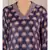 Dark Purple Printed Velvet Kurta With Sharara And Dupatta