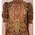 Chocolate Brown Printed Kurti