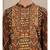 Chocolate Brown Printed Kurta With Pant And Dupatta