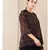 Black Printed Kurti With Camisole