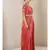 Coral Embroidered Chanderi Kurta With Dupatta And Belt