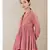 Pink Striped Cotton Kurti