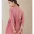 Pink Striped Cotton Kurti