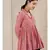 Pink Striped Cotton Kurti