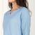 Blue embroidered cotton chikankari-kurtis