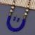 Elegant Multi Layer blue  Mala Necklace For Girls And Women