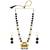 Fancy Desgine Black Mala Pearl Necklace Set For Women Girls