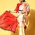 Cream Printed Satin Saree With Blouse