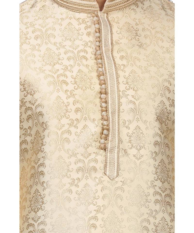 Silk Blend Kurta Churidar Set