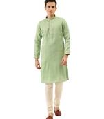 Art Silk Kurta Churidar Set