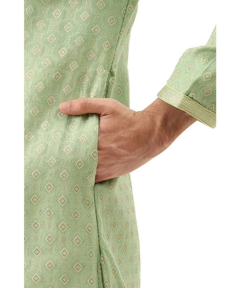 Art Silk Kurta Churidar Set