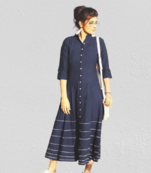 Trending Designer Rayon Casual Wear Kurti KE_ROSE_NBLUE