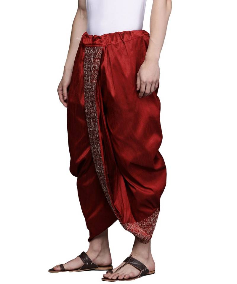 Art Silk Stitched Dhoti