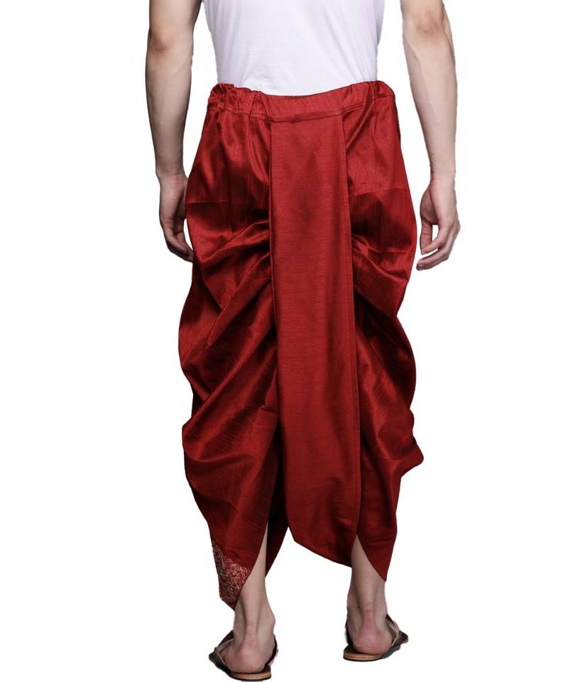 Art Silk Stitched Dhoti