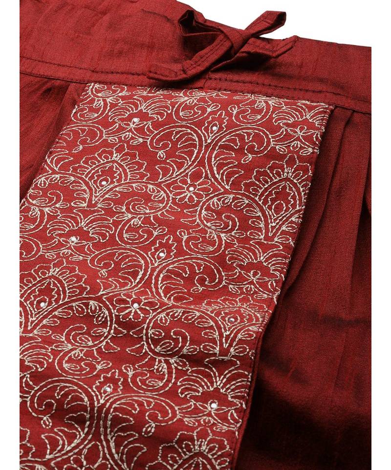 Art Silk Stitched Dhoti