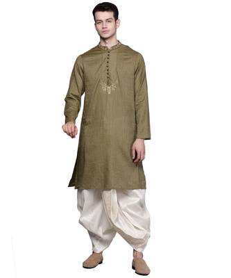 Art Silk Stitched Dhoti 4