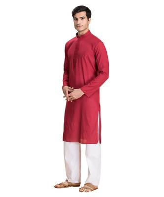 Blended Cotton Kurta Payjama Set 3