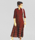Trending Designer Rayon Casual Wear Kurti KE_ROSE_MAROON