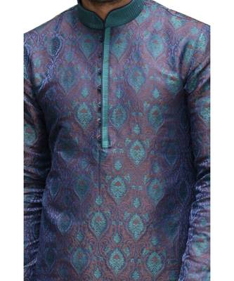 Silk Blend Kurta Payjama Set 2