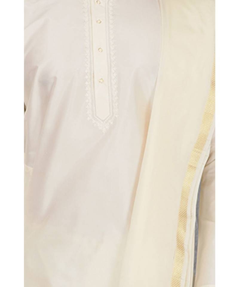 Silk Blend Kurta Dhoti Set