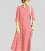 Trending Designer Rayon Casual Wear Kurti KE_ROSE_PEACH