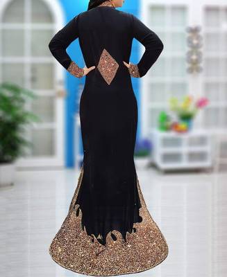 Black Party Wear Kaftan for Women 4