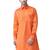 Orange Cotton plain stitched kurta with pajama