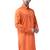 Orange Cotton plain stitched kurta with pajama