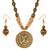 Designer Necklace Set Round Pendant Set Jewellery For Girls and Women