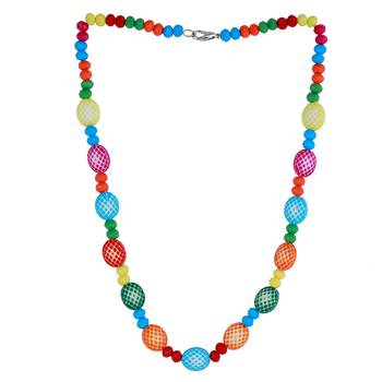 Funky Multi Color Mala Necklace For Girls And Women 3