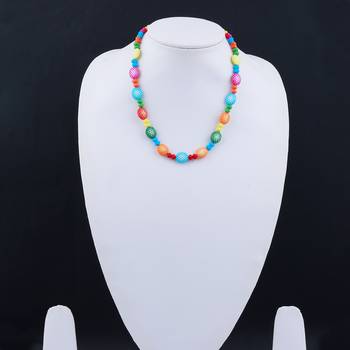 Funky Multi Color Mala Necklace For Girls And Women 4