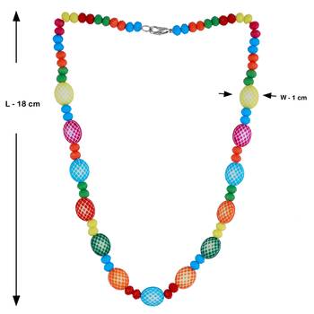 Funky Multi Color Mala Necklace For Girls And Women 5