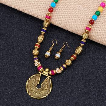 Gold Plated Multi Pearl Elegant Look Mala Necklace Jewellery For Women And Girls 1